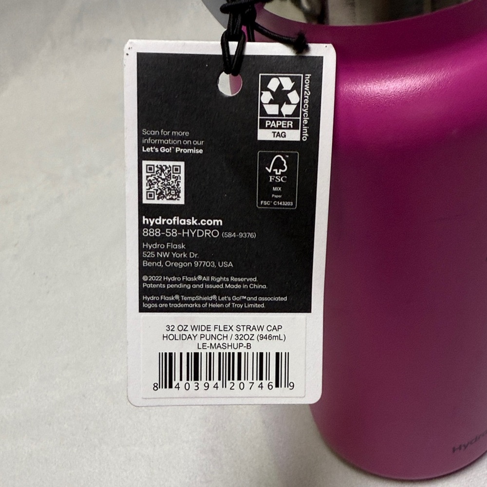 Hydro Flask Limited Edition Purple Bottle - Picture 2 of 4